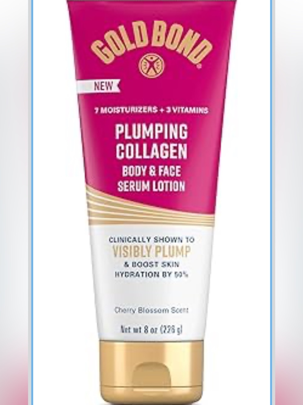 Gold Bond Plumping Collagen Body & Face Serum Lotion: 8 fl oz NEW 🏷️